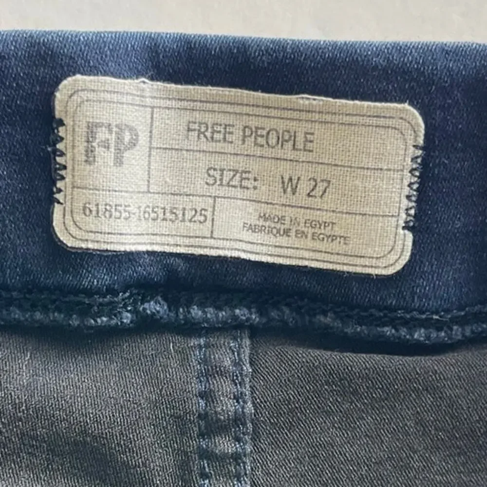 Free People Feel Alright Skinny Jeans Blue - W27